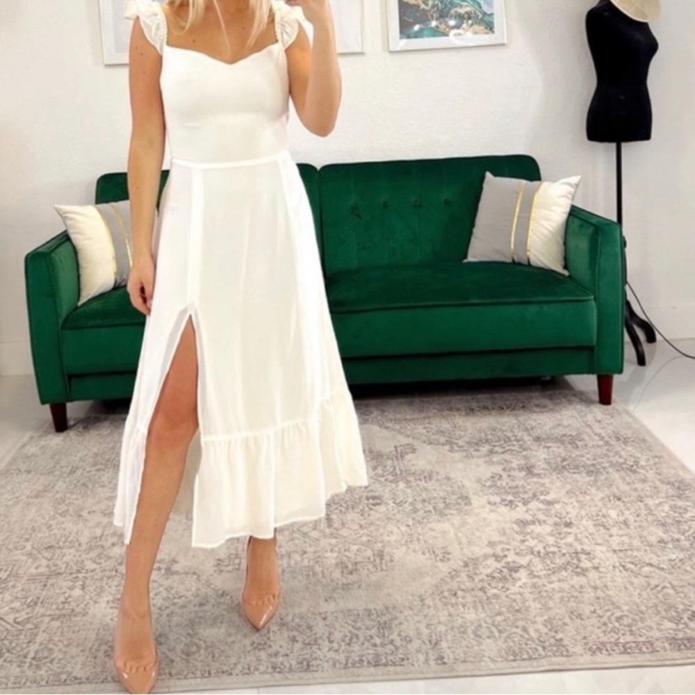 🆕 Reformation Bondi Ivory Dress - Size 8 - Picture 2 of 2